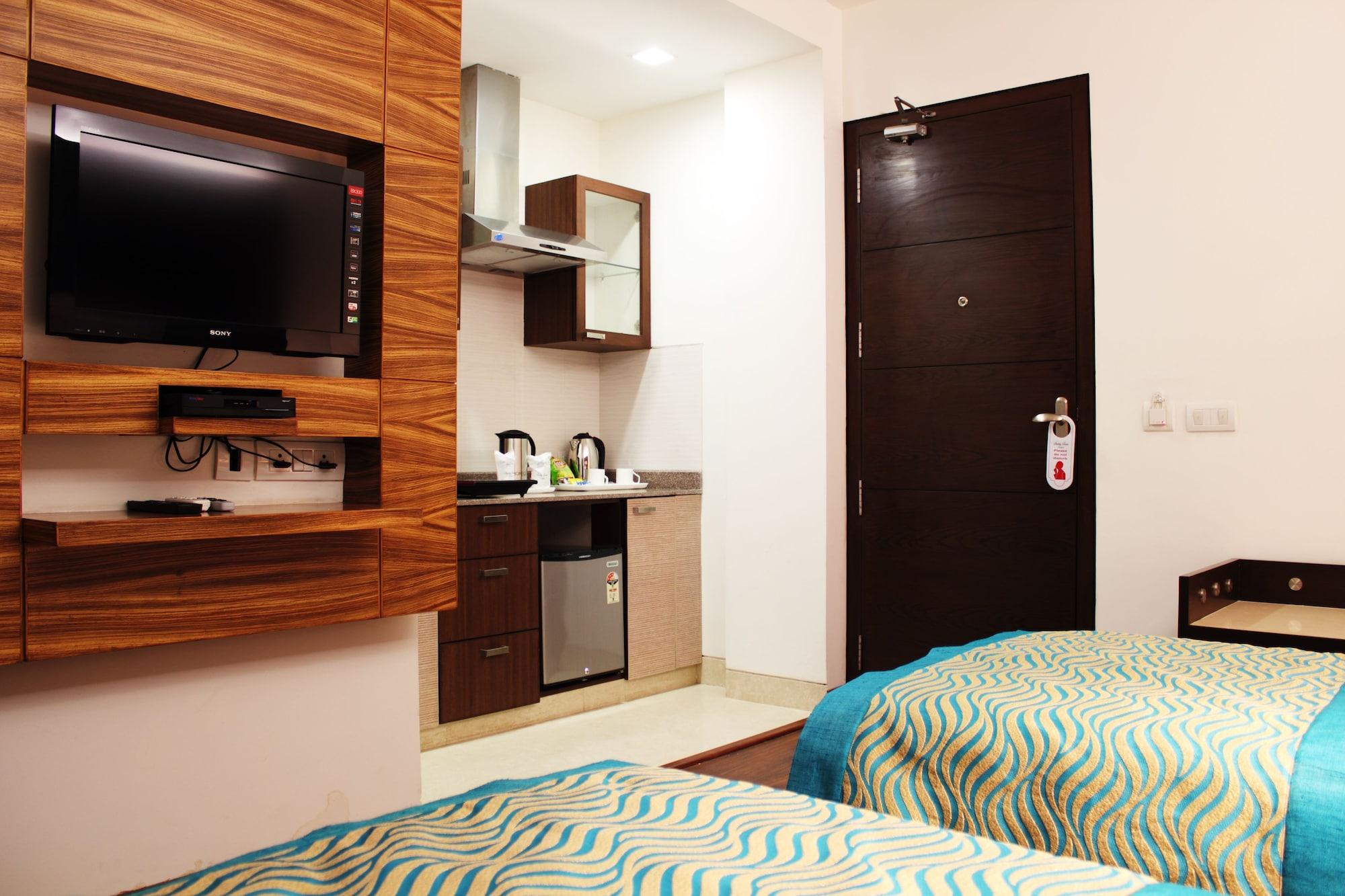 Stately Suites Mg Road Gurgaon Bagian luar foto